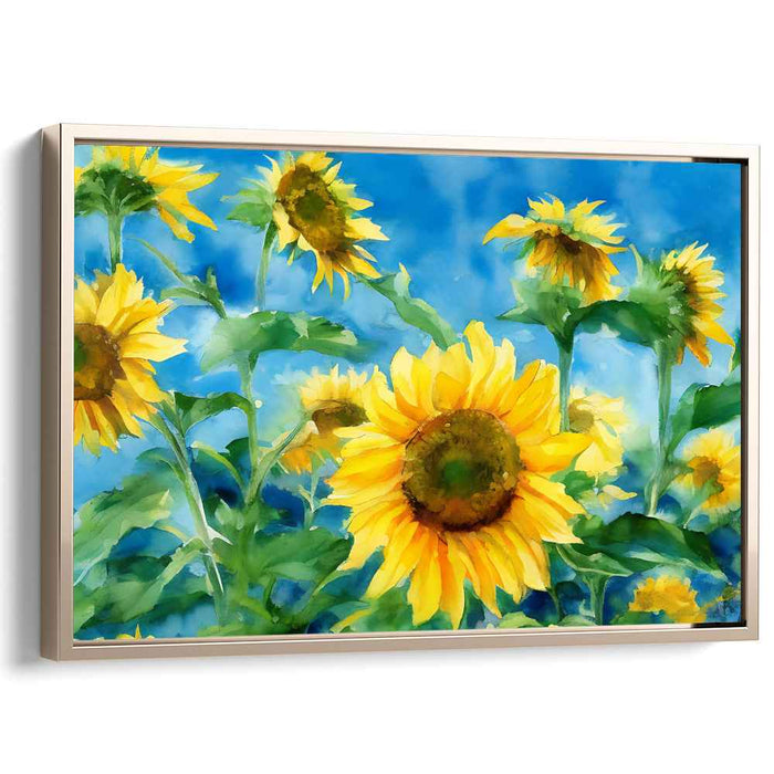 Watercolor Sunflower #126