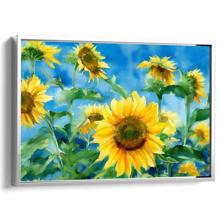 Watercolor Sunflower #126