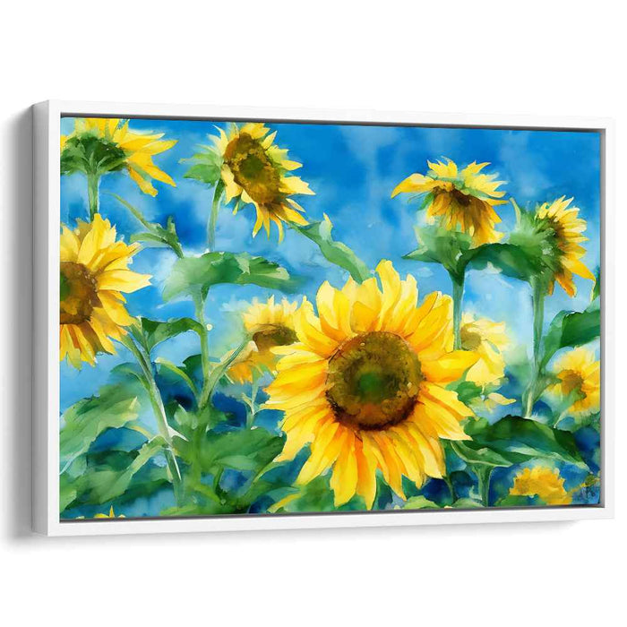 Watercolor Sunflower #126