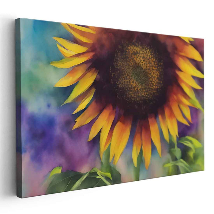 Watercolor Sunflower #134