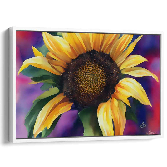 Rainbow Mist on Canvas: Watercolor Impressionist Canvas Art Print