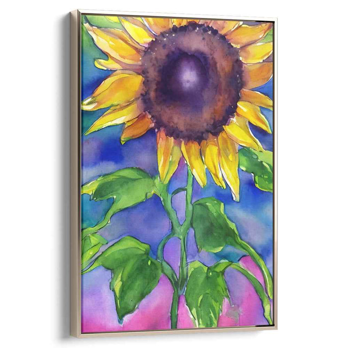 Watercolor Sunflower #201