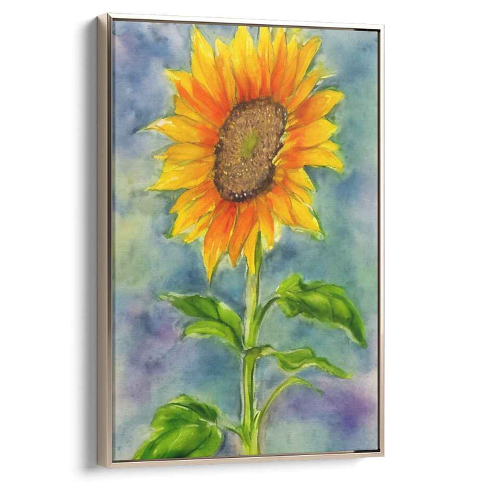 Sunshine Petals: Watercolor Sunflower Artwork