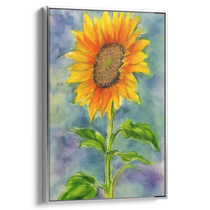 Sunshine Petals: Watercolor Sunflower Artwork