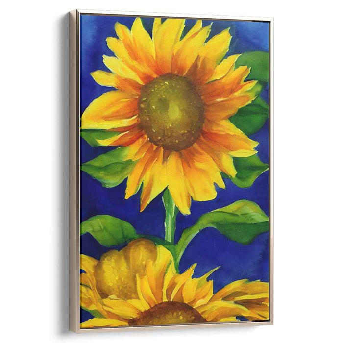 Petals in Rainbow Bloom: Vibrant Watercolor Floral Art Print