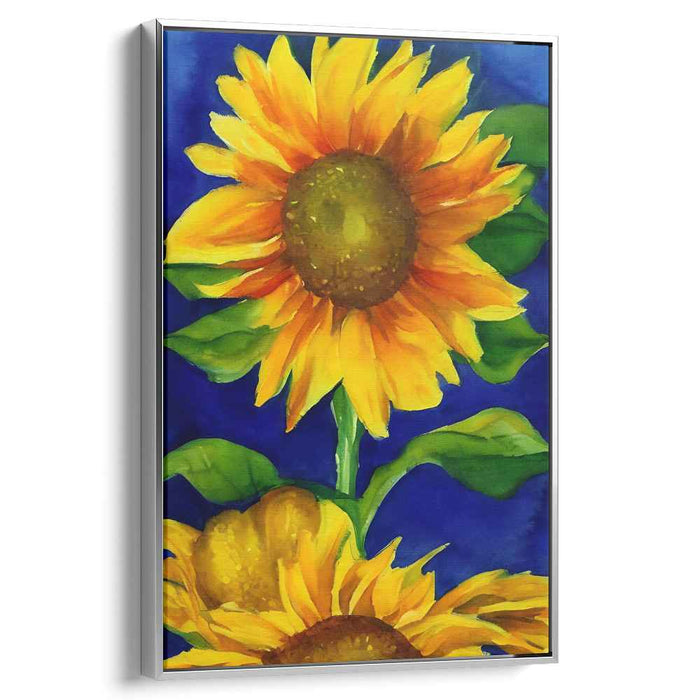 Petals in Rainbow Bloom: Vibrant Watercolor Floral Art Print