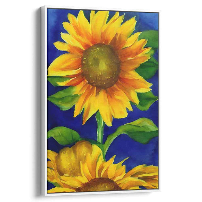 Petals in Rainbow Bloom: Vibrant Watercolor Floral Art Print