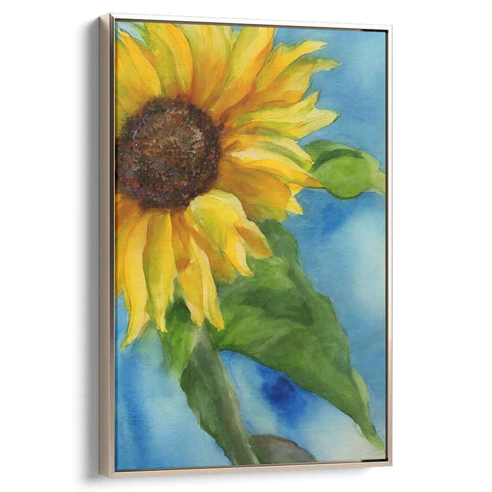 Hues of Whispers: Vibrant Watercolor Canvas Art Print