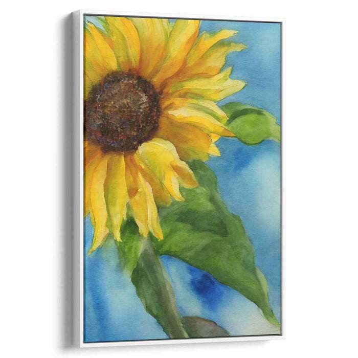 Hues of Whispers: Vibrant Watercolor Canvas Art Print