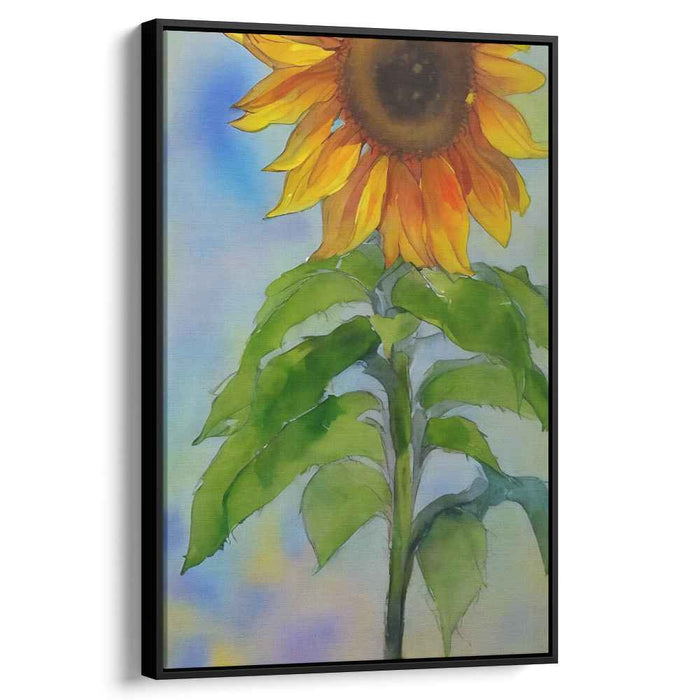 Sunflower Waltz: Lively Sunflower Watercolor Painting