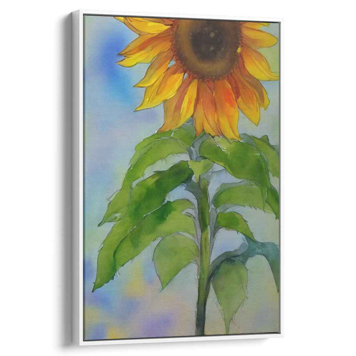 Sunflower Waltz: Lively Sunflower Watercolor Painting