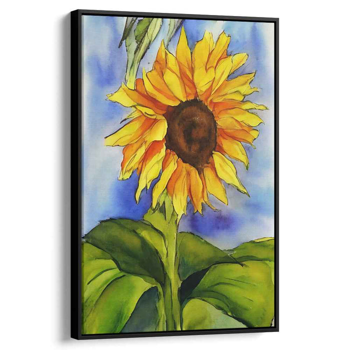 Pastel Reflections: Vibrant Watercolor Canvas Art Print