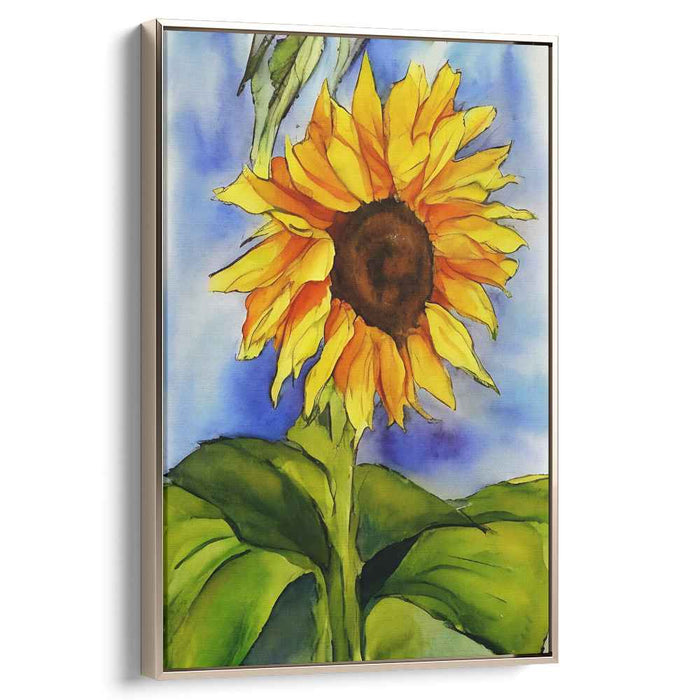 Pastel Reflections: Vibrant Watercolor Canvas Art Print