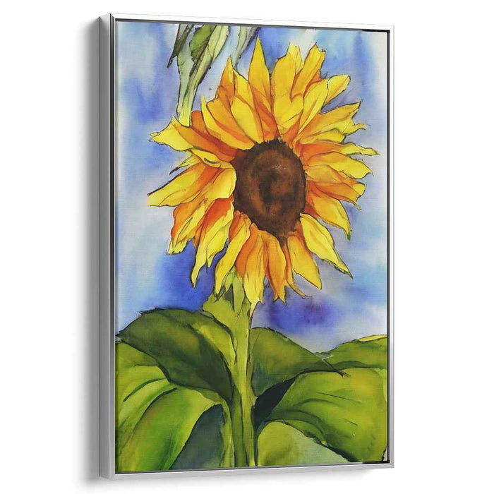 Pastel Reflections: Vibrant Watercolor Canvas Art Print