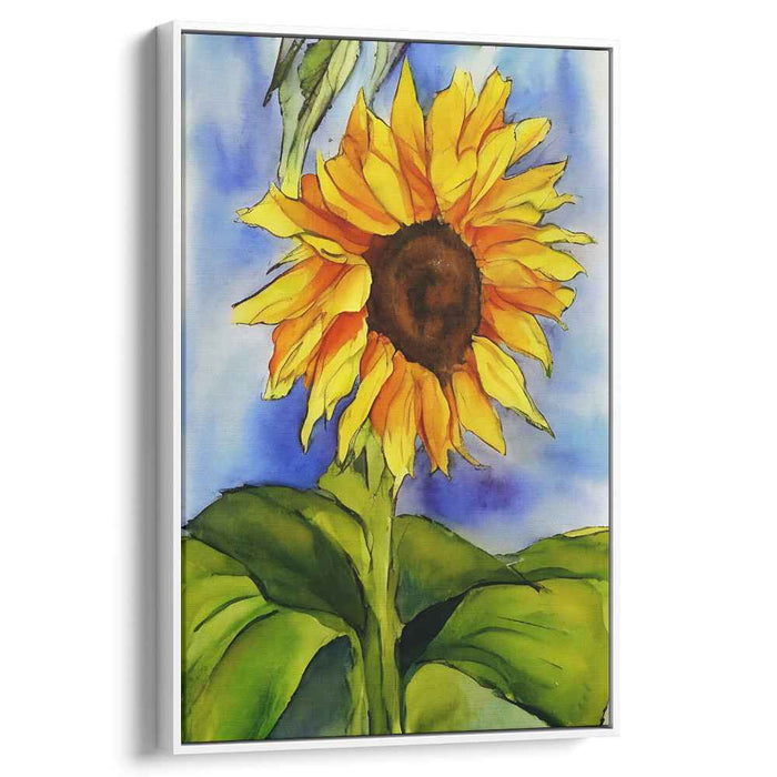 Pastel Reflections: Vibrant Watercolor Canvas Art Print