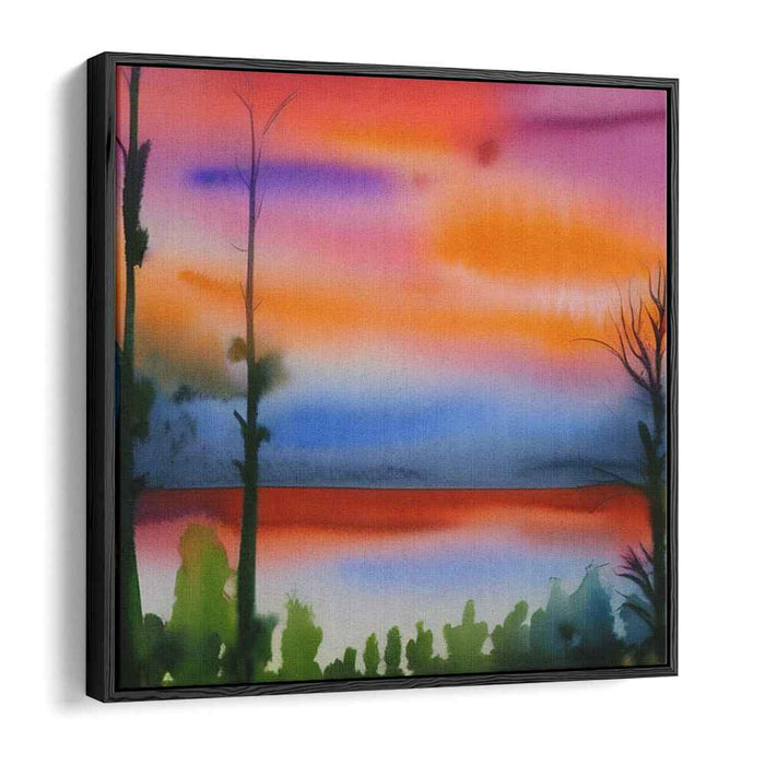 Watercolor Sunset #008