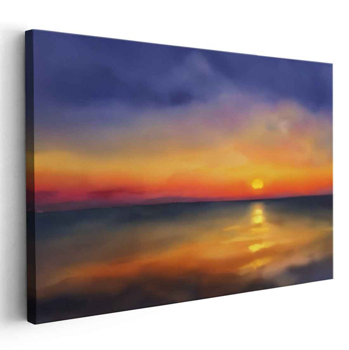 Watercolor Sunset #103