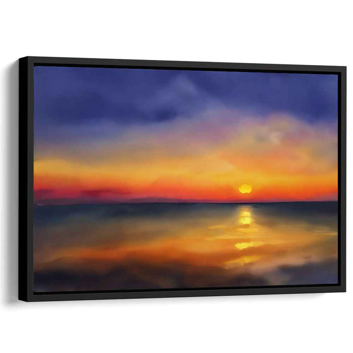 Watercolor Sunset #103