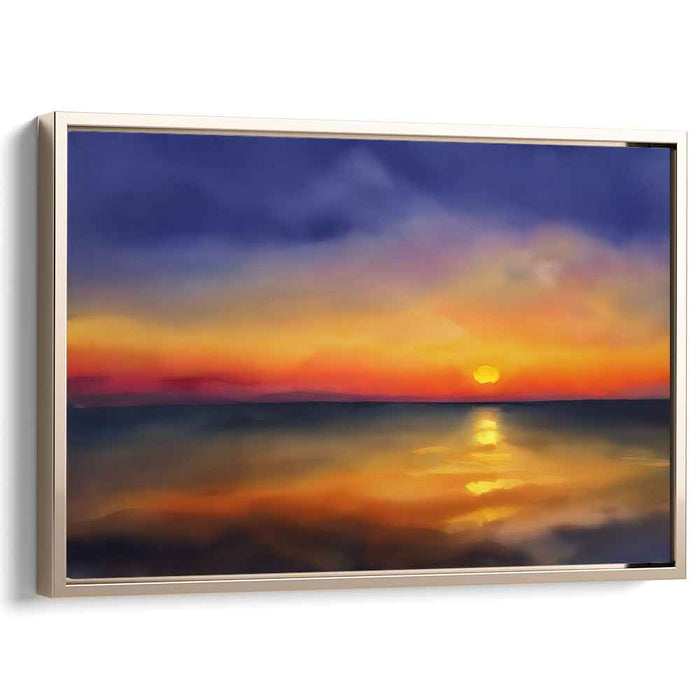 Watercolor Sunset #103