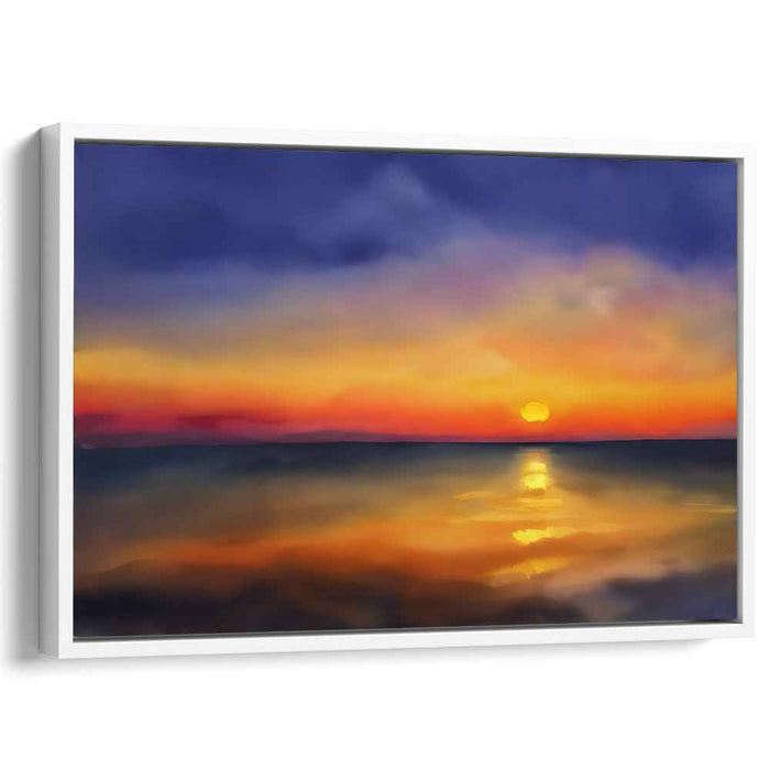 Watercolor Sunset #103