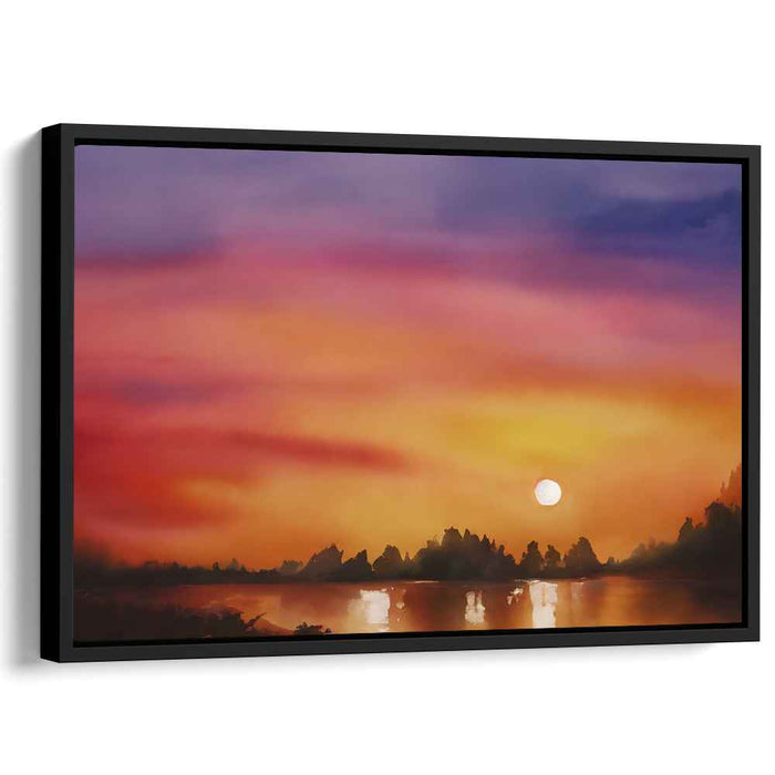 Watercolor Sunset #104