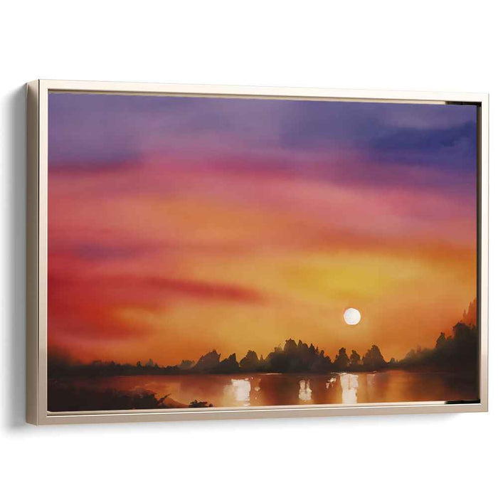 Watercolor Sunset #104