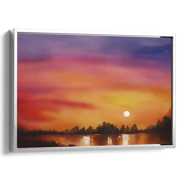 Watercolor Sunset #104