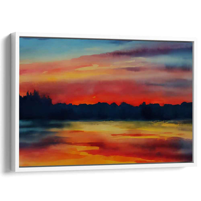 Watercolor Sunset #110