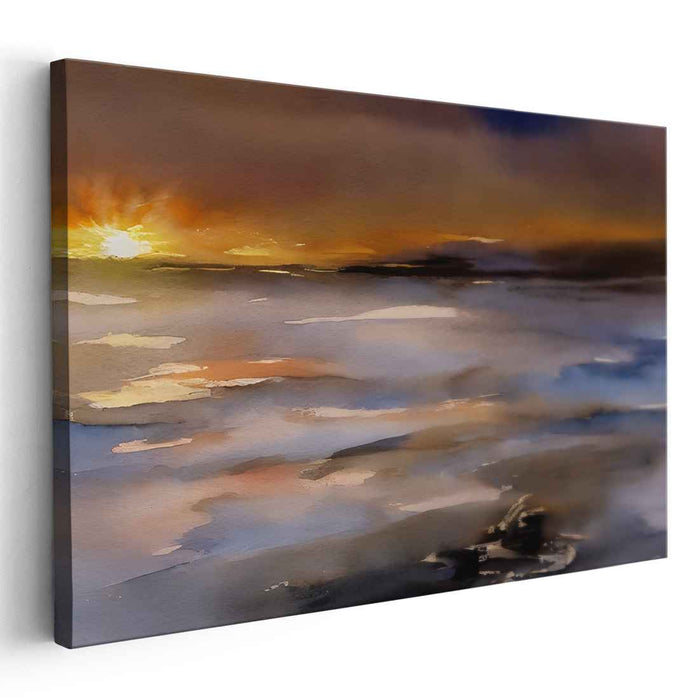 Watercolor Sunset #117