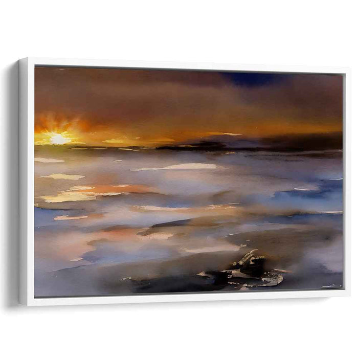 Watercolor Sunset #117