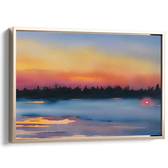 Watercolor Sunset #118