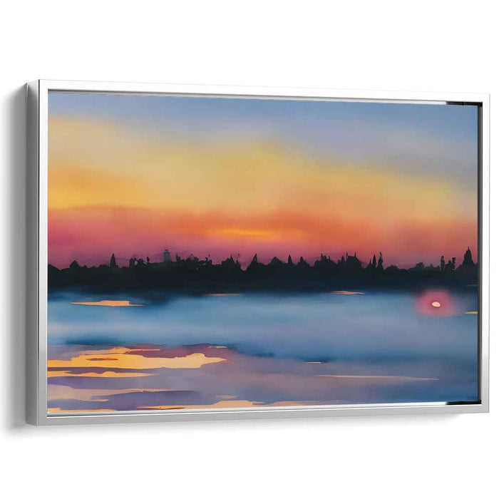 Watercolor Sunset #118