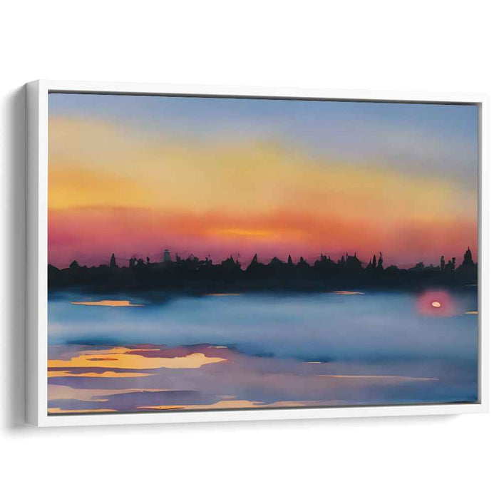 Watercolor Sunset #118