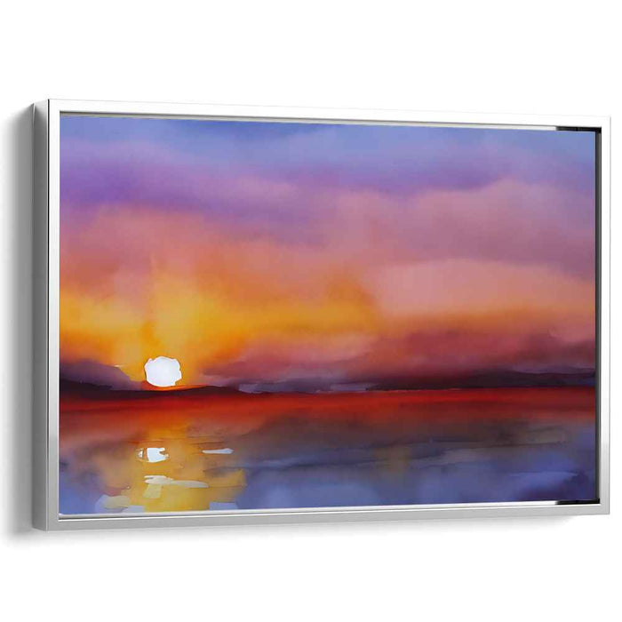 Watercolor Sunset #119