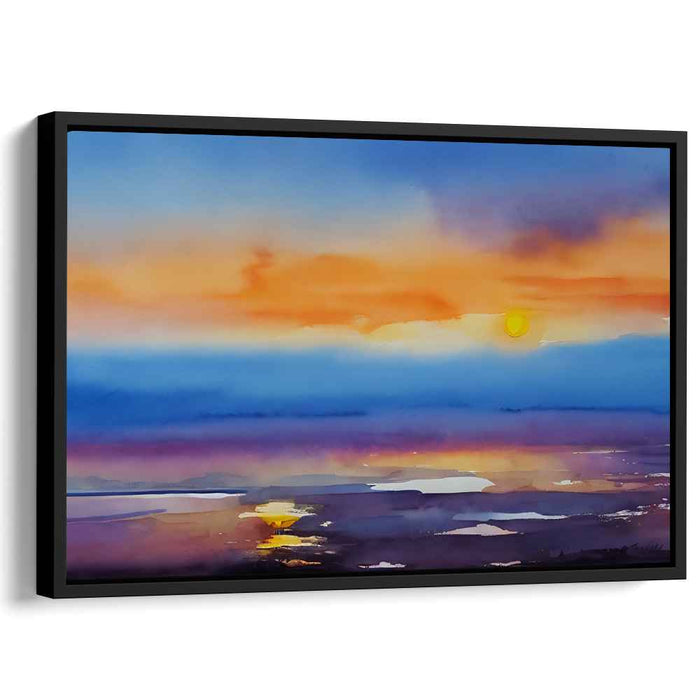 Watercolor Sunset #139