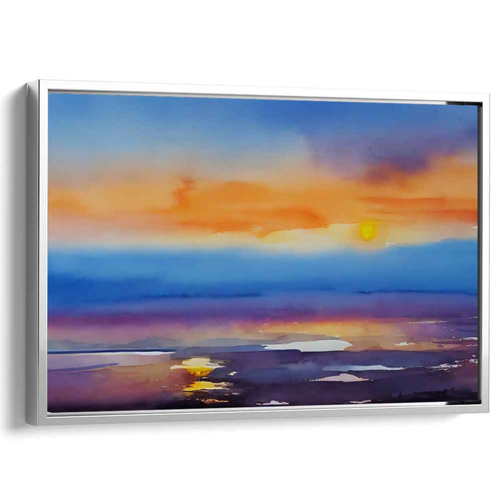 Watercolor Sunset #139