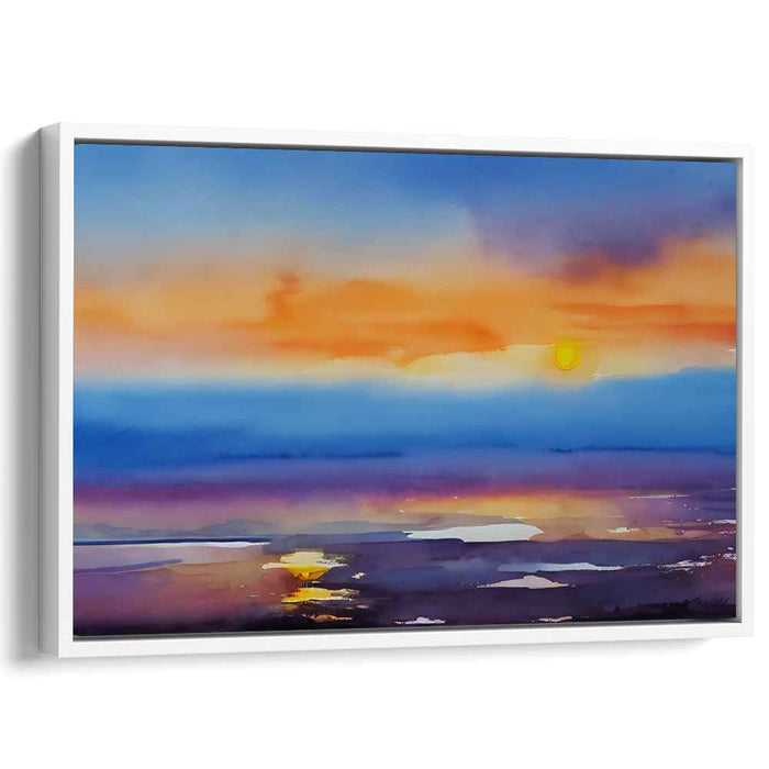 Watercolor Sunset #139