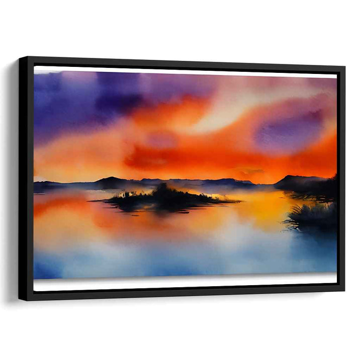 Watercolor Sunset #141