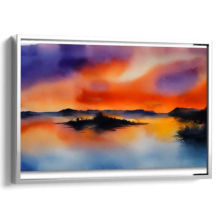 Watercolor Sunset #141