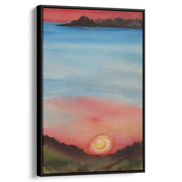 Watercolor Sunset #201