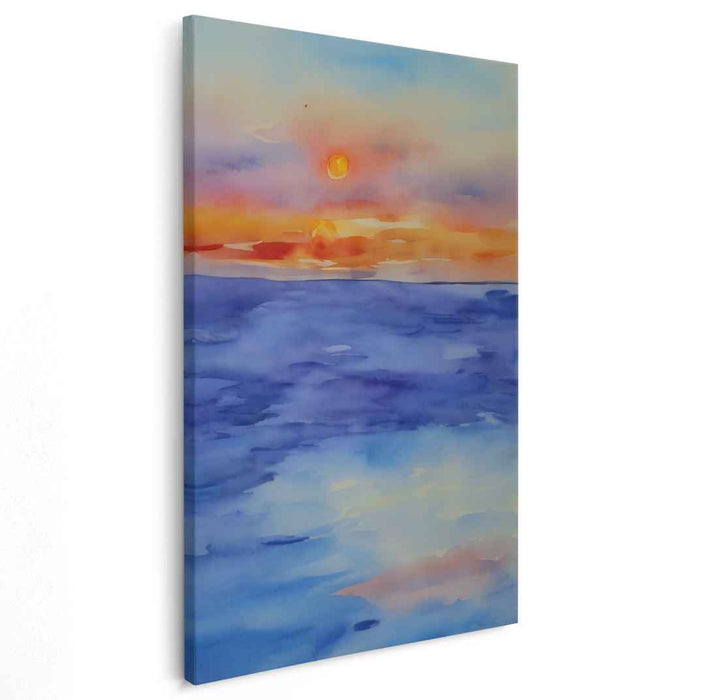 Watercolor Sunset #204