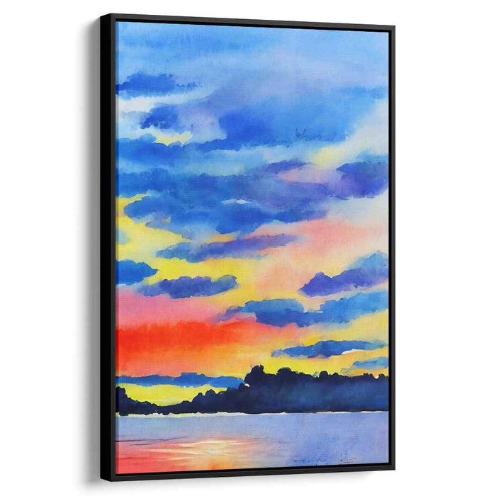 Watercolor Sunset #214