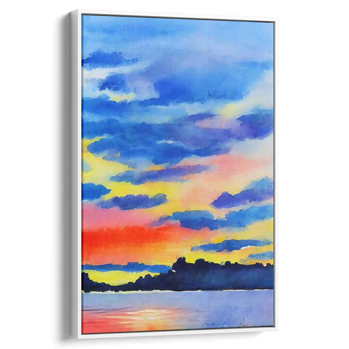 Watercolor Sunset #214