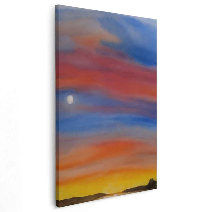 Watercolor Sunset #216