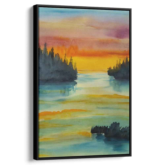 Watercolor Sunset #223