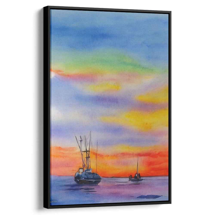 Watercolor Sunset #225