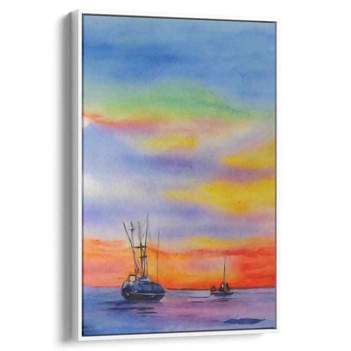 Watercolor Sunset #225