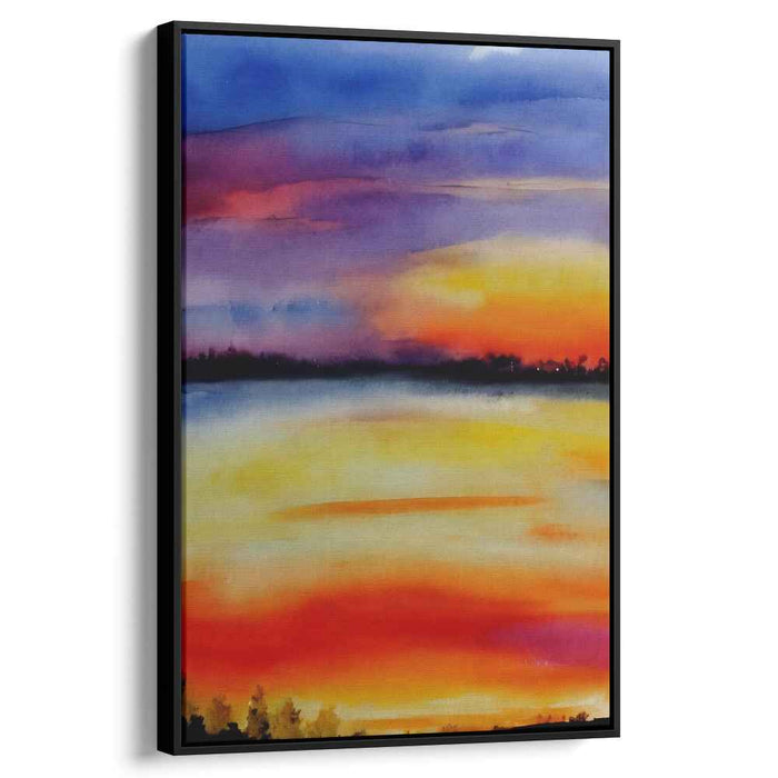 Watercolor Sunset #228