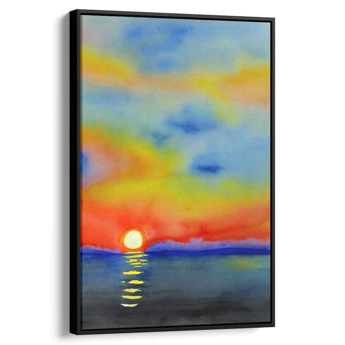 Watercolor Sunset #232