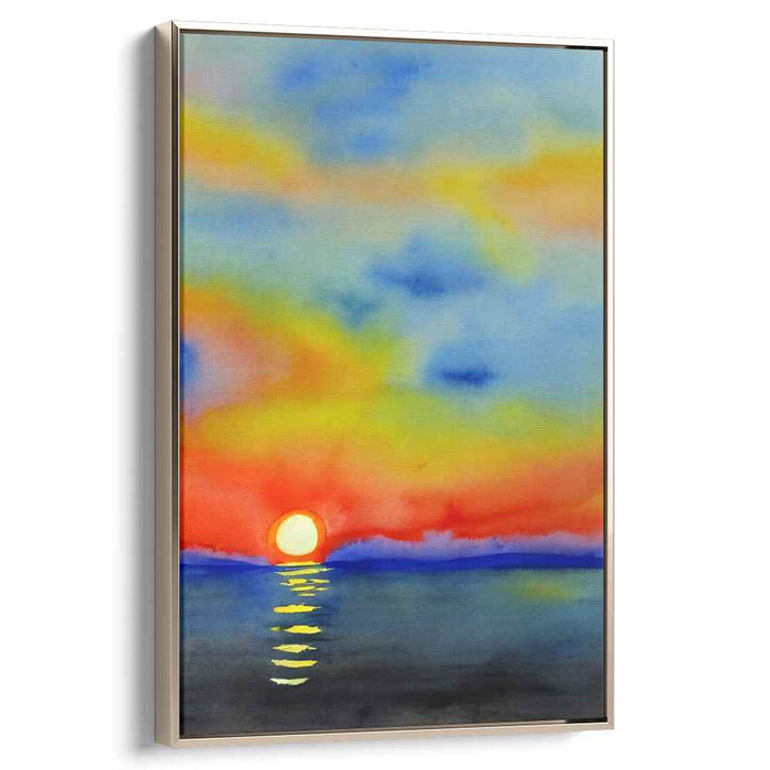 Watercolor Sunset #232